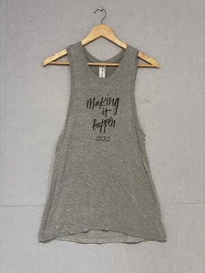 LORNA JANE Womens Singlet Grey Making It Happen Size S - Foto 1 di 5