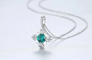 BENIAMINO Silberkette Anhänger 925er Sterling Silber Blaue Saphir Halskette OVP - Bild 1 von 8