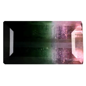 4.17 ct Octagon (14 x 7 mm) Unheated / Untreated Watermelon Tourmaline - Picture 1 of 2
