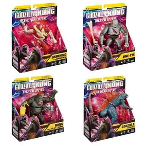 Godzilla x Kong: Skar King, Kong w/BEAST Glove, One-Eye, Godzilla Evolved, 6" 🆕 - Picture 1 of 20