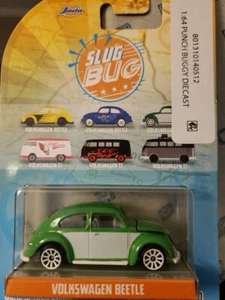 Jada Toys Punch Buggy Slug Bug  Volkswagen Beetle Diecast 2022 Green and White - Picture 1 of 1
