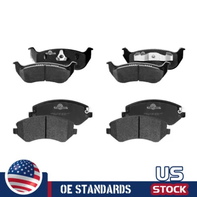 For 2003 2004 2005 - 2007 Jeep Liberty Front and Rear Ceramic Brake Pads - Image 1 of 4