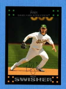 2007 Topps Red Back #2 Nick Swisher Athletics - Picture 1 of 1