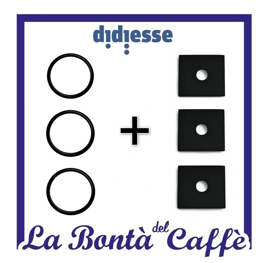3 GUANIZIONI E 3 SPESSORI PER MACCHINA DA CAFFE' DIDIESSE FROG Ricambi Originali