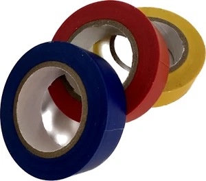 Electrical Insulation Tape PVC Waterproof Electrical Tape, 19mm x 15m x 3 Rolls - Picture 1 of 13