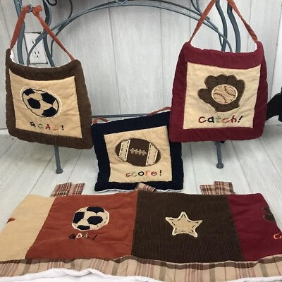 Оконный балдахин и настенный декор NoJo для детской комнаты My Little MVP спортивный вельветовый мальчик - Изображение 1 из 4