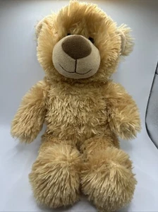 Build-A-Bear Workshop Light Brown Curly Shaggy Teddy Bear Plush 15” - Picture 1 of 3