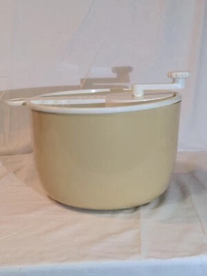 Hilandero de ensalada vintage COPCO beige tostado Sam Lebowitz 604 completo ver descripción  Foto 1 de 4