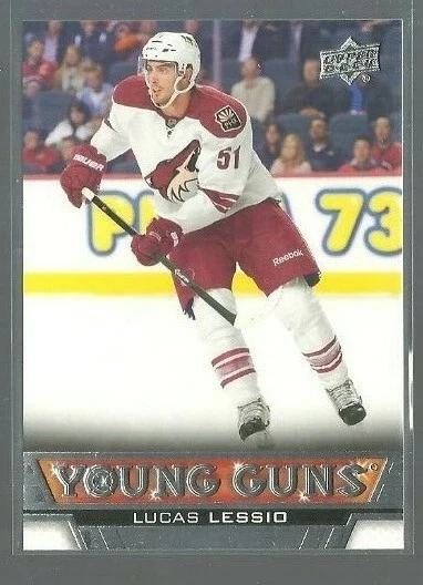 2013-14 Upper Deck #239 Lucas Lessio Young Guns RC (ref 79943) - Image 1 of 1