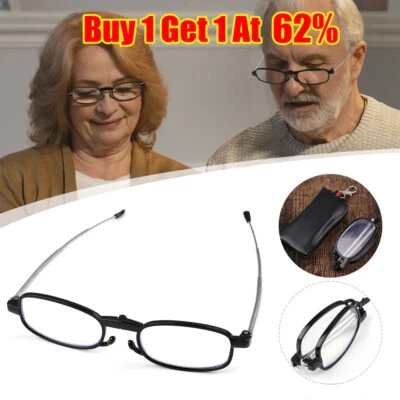 FOSTER GRANTS SIGHTSTATION FOLD UP READING GLASSES Strength +1.0~+3.5 UK NEW