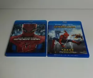 The Amazing Spider Man Spider Man Homecoming Blu Ray Discs - Picture 1 of 12