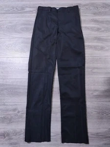 Lands End Pants Boys 18 Black Active Chino School Uniform Bottoms 35" Inseam - Picture 1 of 8