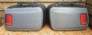 Honda Retro Motorcycle, Motorbike Panniers With Rack - Picture 1 of 14