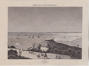GRAVUR VON 1835 -- ALGERIEN ALGERIEN 3J437 - Bild 1 von 1