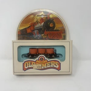 Bachmann N Scale 1860 Old Timers Union Pacific Water Tank Flat Car #5566 EX - Picture 1 of 5