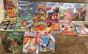 LOT 17 DISNEY'S WONDERFUL WORLD OF READING HB THE LION KING CINDERELLA TOY STORY - Picture 1 of 2