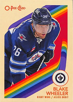 2023-24 O-Pee-Chee #276 BLAKE WHEELER Winnipeg Jets Retro - Image 1 of 2