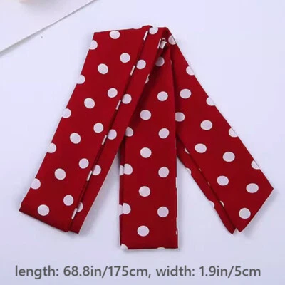 1X Dama Chifón Lunares Cintura Cinturón Faja Cinta Cintura para Camisa Vestido Cinturón Foto 1 de 4