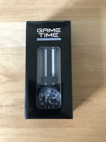 Kansas City Royals Game Time Black & White Wrist Watch New Unopened Cover
