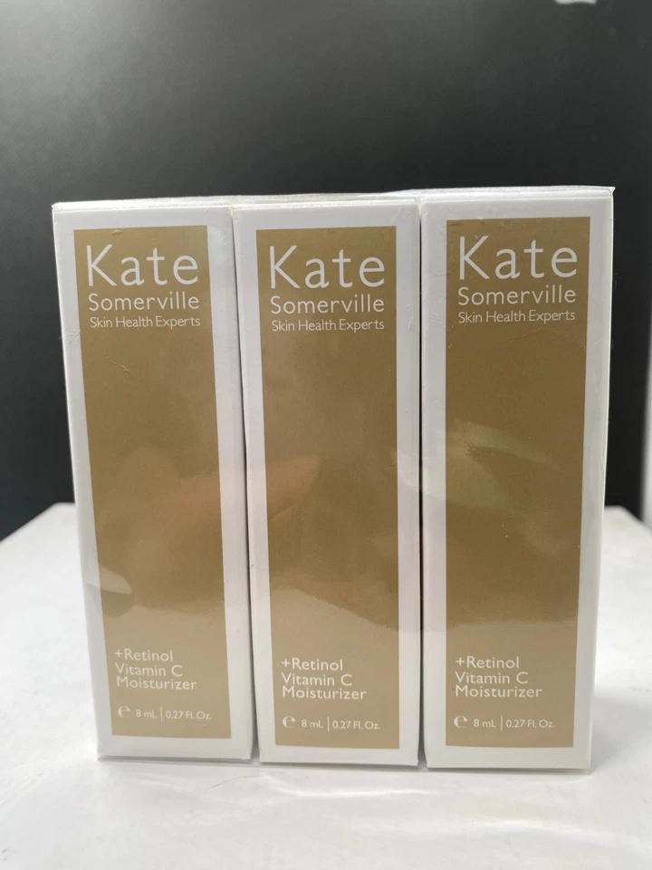 3 X Kate Somerville + Retinol Vitamina C Hidratante Hidratante .27 oz / 8 ml (ea) Foto 1 de 1