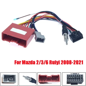 Arnés de cableado de 16 pines para Mazda 2008-2021 2/3/6 radio estéreo adaptador cable de alimentación - Imagen 1 de 7