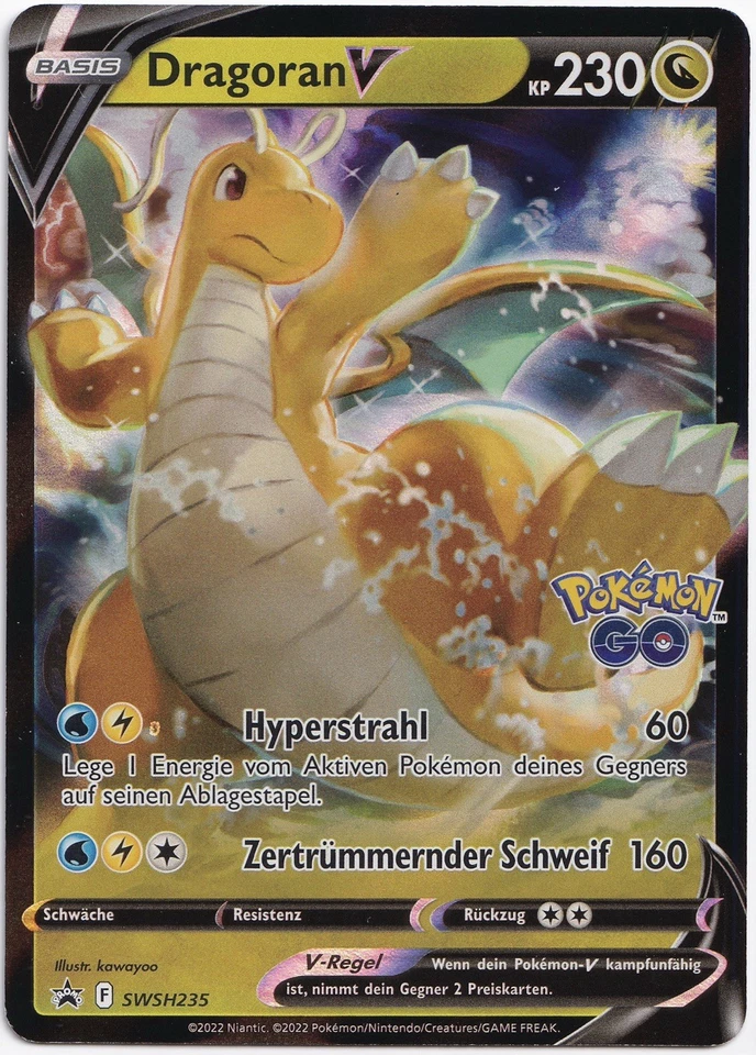 Pokémon Dragoran V Ultra Rare Black Star Promo SWSH235 NM Deutsch - Bild 1 von 1