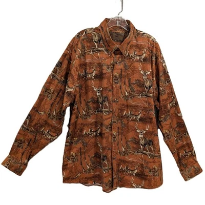 Camisa estampada de caza North River Outfitters para hombre talla XL Foto 1 de 4