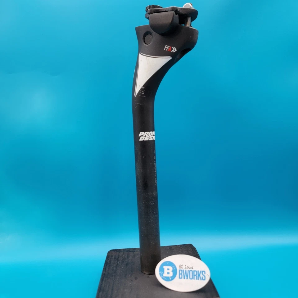 Tija de sillín de bicicleta de triatlón de avance rápido Profile Design 27,2 x 305 mm contrarreloj k10 Foto 1 de 4