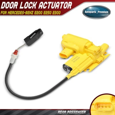 Actuador de bloqueo de puerta de ayuda de cierre de pasajero trasero para Mercedes-Benz E200 E250 E300 Foto 1 de 4