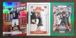 Lotto JOE BURROW (3) Tendone Movimento Giovanile Verde Prizm Bengals. A2B - Foto 1 di 5
