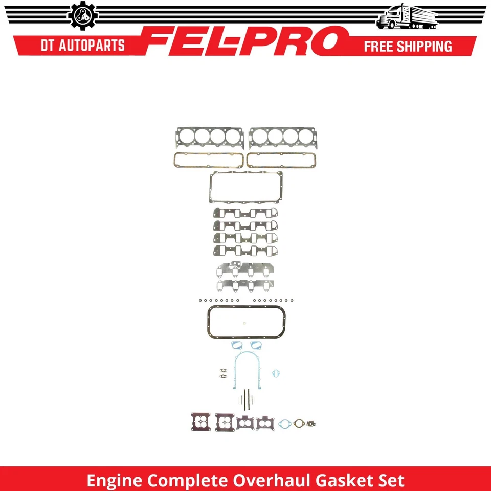 Juego completo de juntas de revisión Fel-Pro para motor Lincoln Mark III 1968 7,6 L V8 Foto 1 de 1