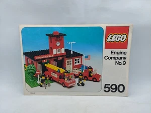 Libro istruzioni LEGO #590 Engine Company vintage - Foto 1 di 3