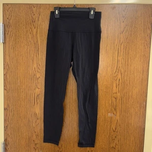 Lululemon Leggings Mujer 6 Negro Alinear Tiro Alto HR Pantalón 25" Gimnasio LW5CT3S - Imagen 1 de 11