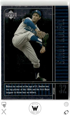 2000 Upper Deck Legends #28 Sandy Koufax - Image 1 of 2