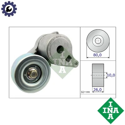 TENSIONER LEVER VRIBBED BELT 534 0509 10 FOR MITSUBISHI CARISMA CEDIA/VII 2.0L - Image 1 of 4