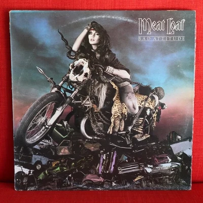 Meat Loaf Bad Attitude Vinyl Record LP 1984 Aus/NZ Press Insert Rock VG+/VG+ - Image 1 of 4
