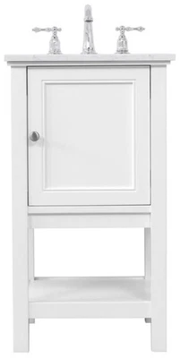 Elegant Lighting VF27019 Metropolis 18" - Blanco Foto 1 de 4