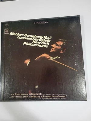 Mahler: Symphony No. 7 - Leonard Bernstein, New York Philharmonic: box - 2 LPs - Image 1 of 4