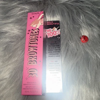 BENEFIT 3D Tonos de Cejas MAGENTA Tonos Sutiles Mejorando Resaltados .2 OZ Nuevo en Caja Foto 1 de 4