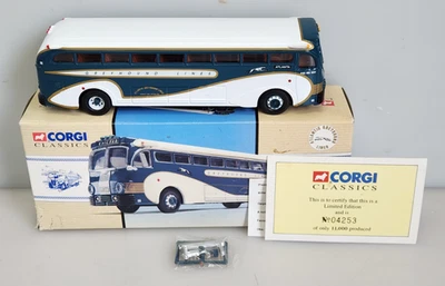 Autobús Corgi Classics 98462 amarillo Coach 743 Atlantic Greyhound Lines Limited, como nuevo Foto 1 de 4