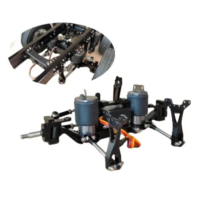 Center Lift Lenkachse Airbag-Federung für Tamiya 1/14 RC Lkw Traktor DIY Teile - Bild 1 von 4