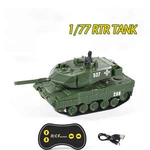 RC Mini Tank 1/77 Deutsche Panther RTR RC WW2 RC Tank Modell 2.4G für Kinder - Picture 1 of 1