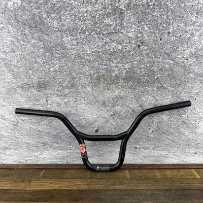 Vintage Mongoose BMX Handlebars Bent Black Steel Old School Bike Part Used - Image 1 of 4