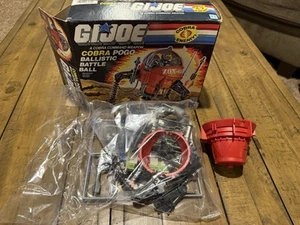 1987 Vintage GI Joe ARAH Cobra Pogo Ballistic Battle Ball Complete Boxed NIB - Picture 1 of 2