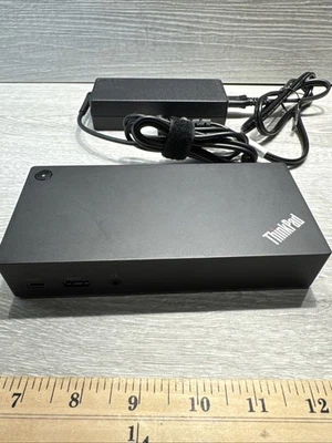 Lenovo Thinkpad USB-C Dock USB 3.0 4K Plug and Display DK1633 Foto 1 de 4