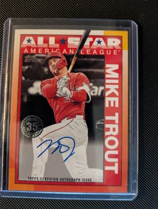 MIKE TROUT AUTO 2025 TOPPS SERIES 2 #90AS-MT 1990 ALL-STAR AUTOGRAPH! LA ANGELS! - Picture 1 of 2