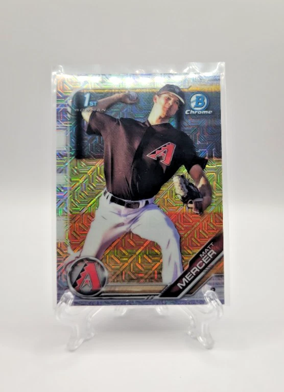 2019 Bowman - Chrome Prospects Matt Mercer #BCP-120 Mega Box Mojo Refractor (RC) - Image 1 of 1