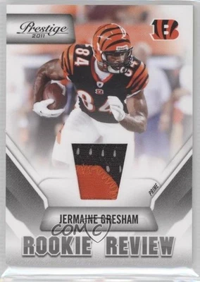 2011 Panini Prestige Rookie Review Materials Prime Jermaine Gresham #22 - Image 1 of 2