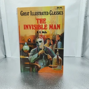 Baronet Bücher Der Unsichtbare von H.G. Wells Illustrated Classics Hardcover Book - Bild 1 von 8