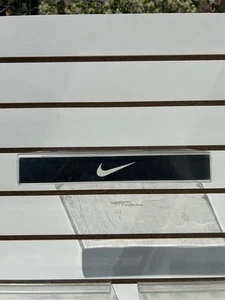 (1)Nike Slat Wall Display Shoe Shelve Clear Black USA Made 80s 90s VTG Store - Picture 1 of 3